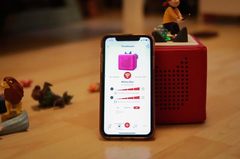 Maximum volume of the Toniebox